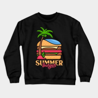 Summer Burger Crewneck Sweatshirt